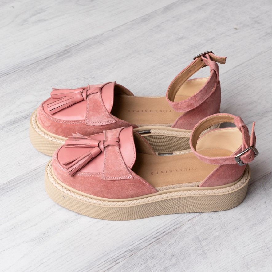     Pantofi - Augustino - Pink combo